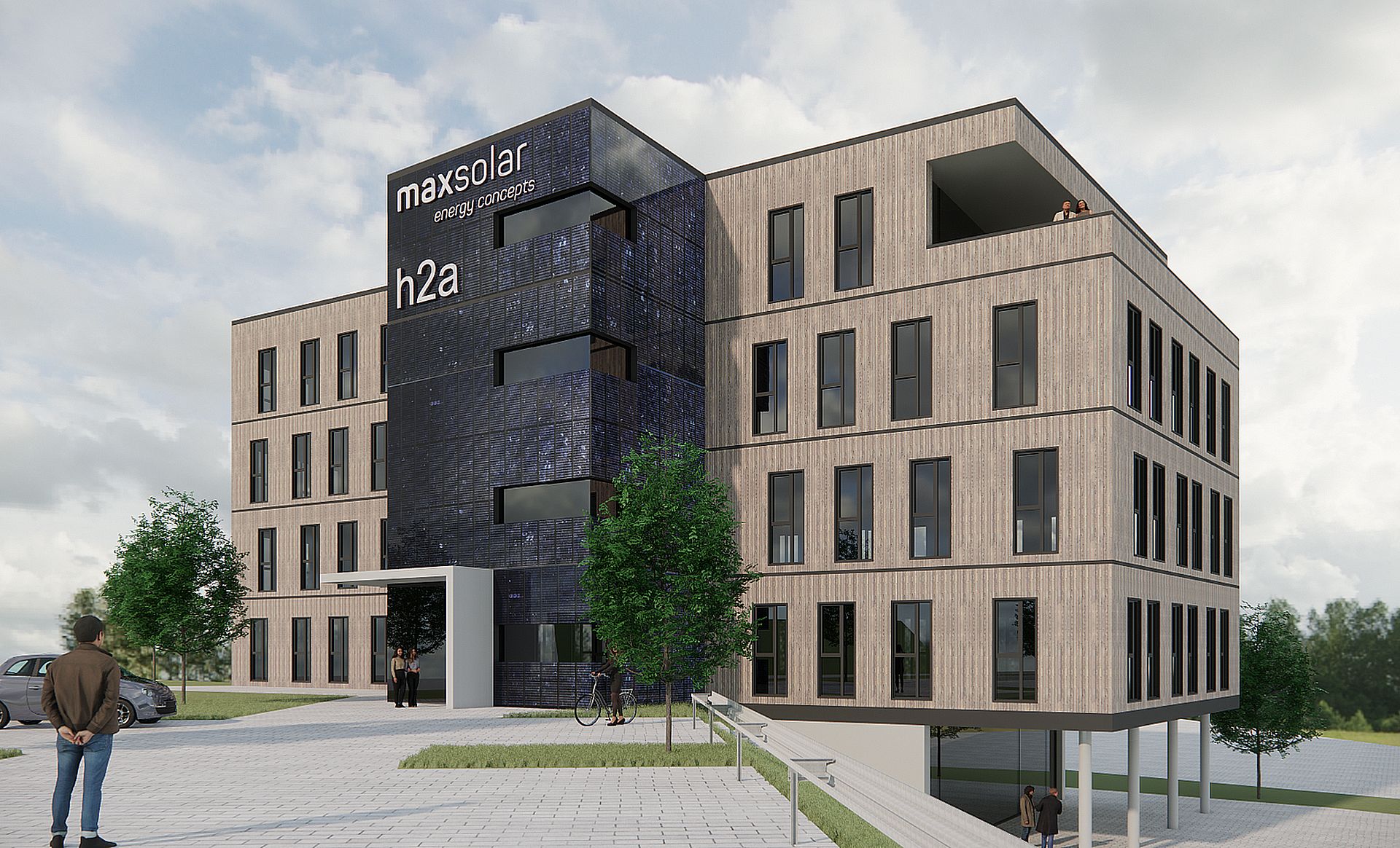 Bürogebäude in Traunstein langfristig an MaxSolar vermietet - Baubeginn erfolgt!